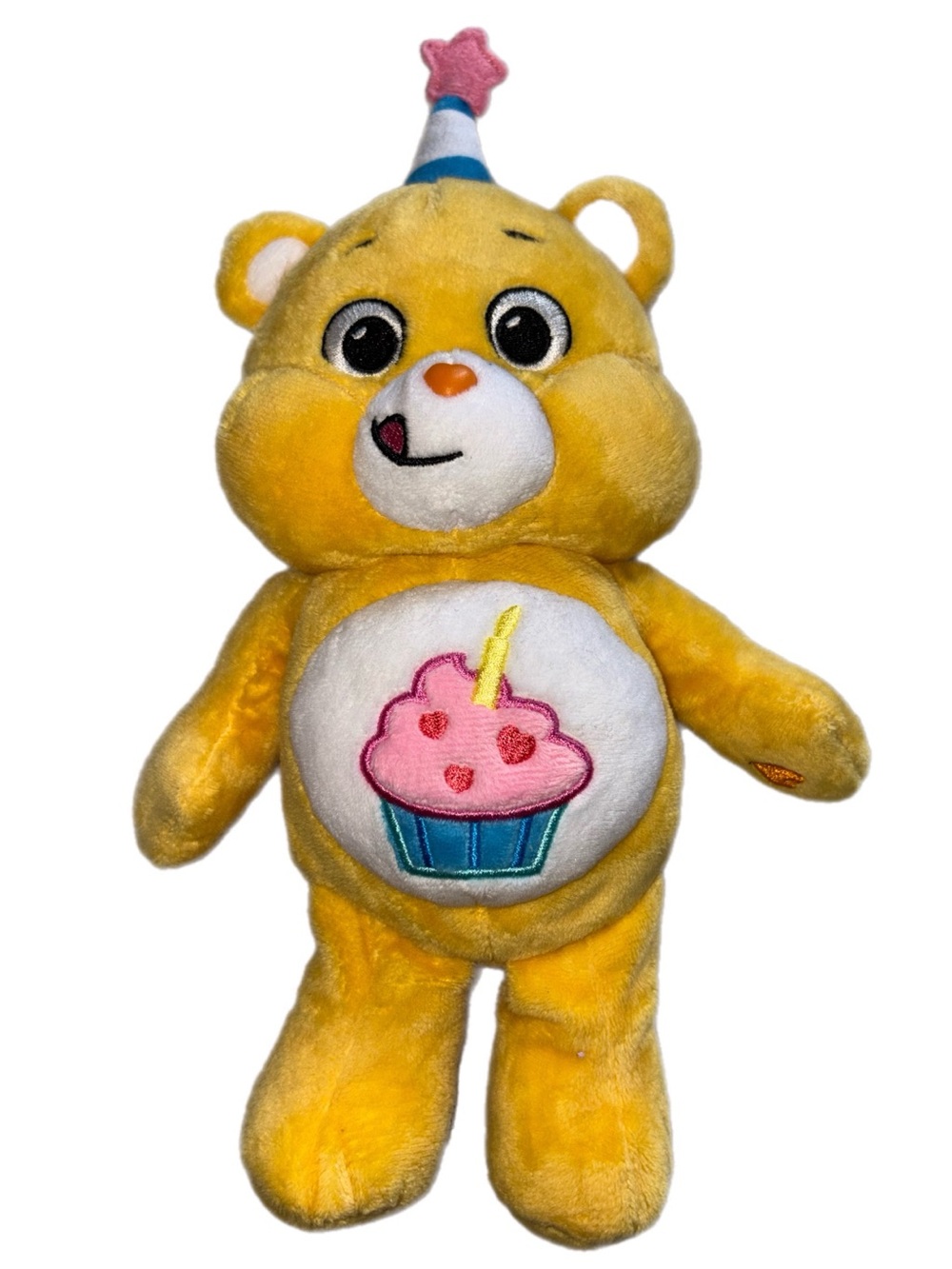 Care Bears Yellow Birthday Cupcake Bear Plush